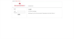 Desktop Screenshot of kunde.massdrei.de